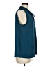 Brochu Walker 100% Polyester Teal Sleeveless Blouse Size M - photo 4
