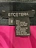 Etcetera Color Block Purple Formal Skirt Size 2 - photo 4