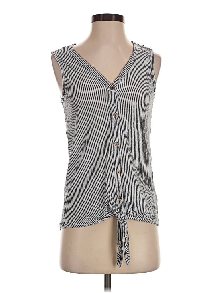 Pre-owned Rachel Zoe Tjx Sleeveless Blouse In Blue