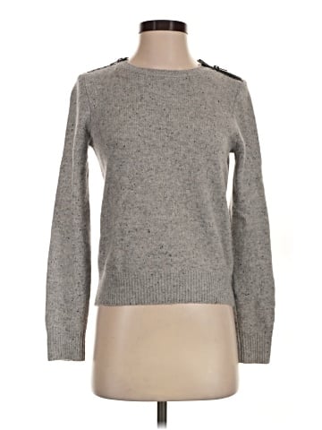 Aqua Cashmere Pullover Sweater (view 1)