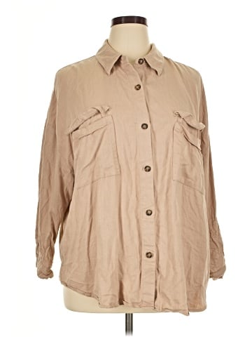 ASOS 3/4 Sleeve Button-Down Shirt (view 1)