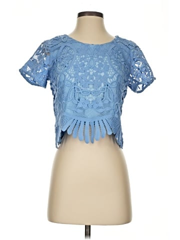 Lovers + Friends Short Sleeve Blouse (view 1)