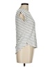 Green Envelope Stripes Silver Sleeveless T-Shirt Size M - photo 4