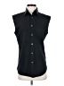 Theory Black Sleeveless Button-Down Shirt Size XS - photo 1