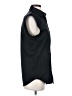 Theory Black Sleeveless Button-Down Shirt Size XS - photo 4