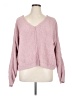 No Comment 100% Polyester Pink Pullover Sweater Size 1X - photo 1