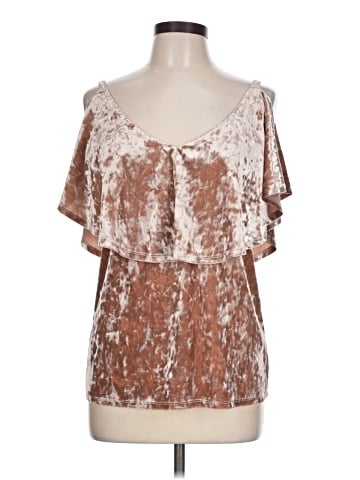 Cable & Gauge Short Sleeve Blouse (view 1)