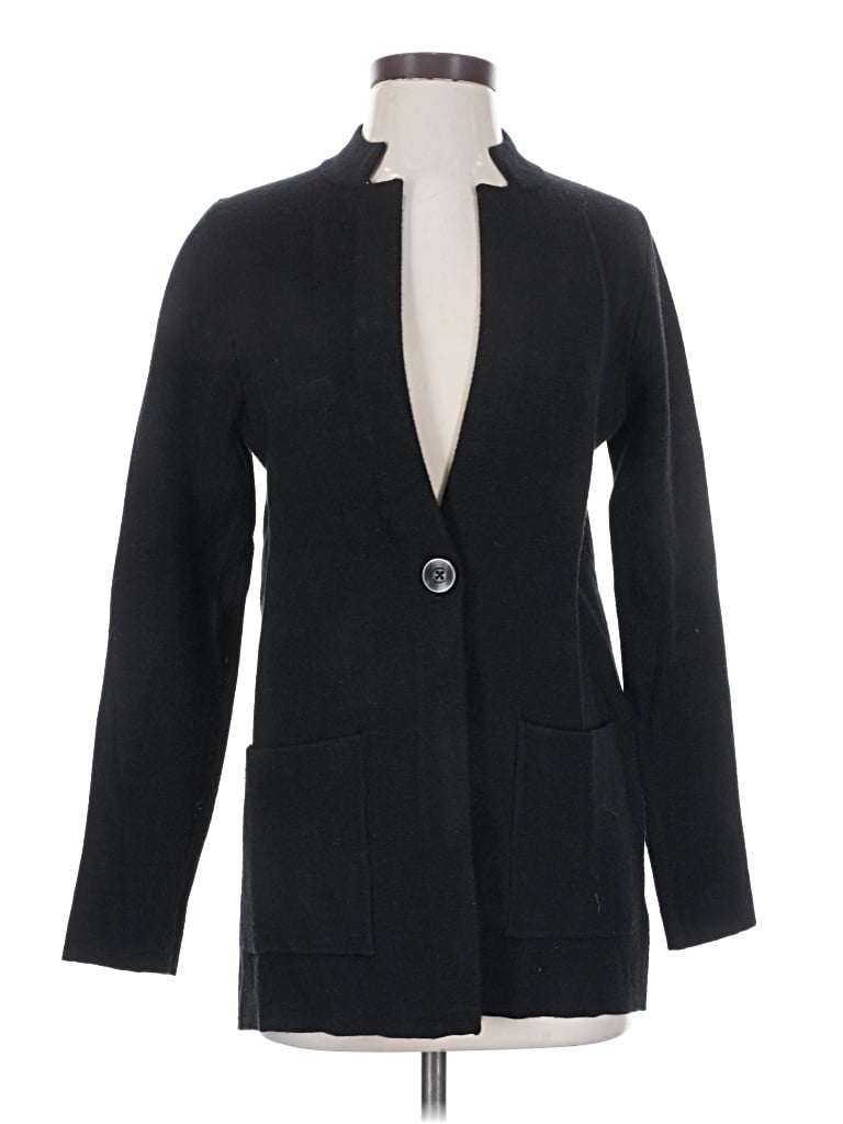 Pre-owned H By Halston Cardigan Sweater In Black