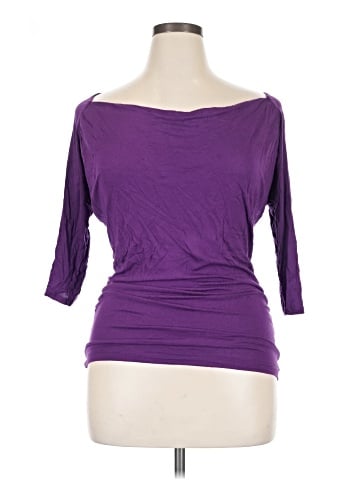 New York & Company 3/4 Sleeve T-Shirt (view 1)