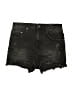 Zara Basic Black Denim Shorts Size 6 - photo 1