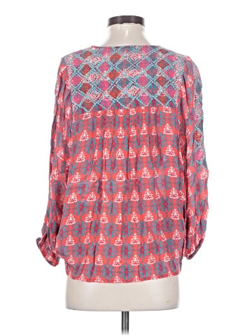 Feathers 3/4 Sleeve Blouse (view 2)