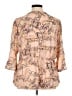 Melissa McCarthy Seven7 100% Polyester Pink 3/4 Sleeve Blouse Size 1X - photo 2