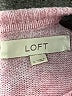 Ann Taylor LOFT Pink Pullover Sweater Size L - photo 7