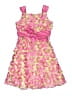 Rare Editions 100% Polyester Paisley Pink Dress Size 16 - photo 2