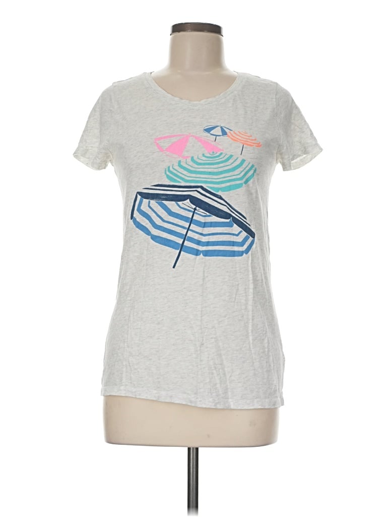 Pre-owned Gap Outlet Short Sleeve T-shirt In Silver