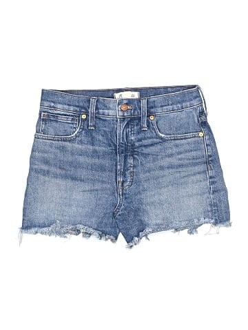 Madewell The Perfect Jean Short in Rayburn: Comfort Stretch Edition (view 1)