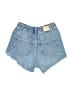 Zara Blue Denim Shorts Size 10 - photo 2