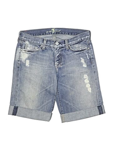 7 For All Mankind Denim Shorts (view 1)