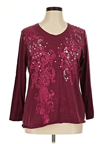 Just My Size 3/4 Sleeve T-Shirt (view 1)