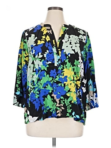 Dana Buchman 3/4 Sleeve Blouse (view 1)