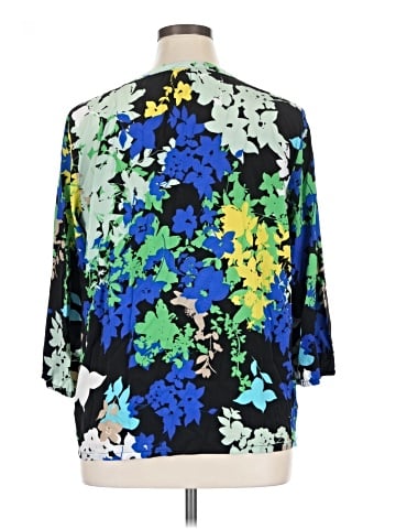 Dana Buchman 3/4 Sleeve Blouse (view 2)