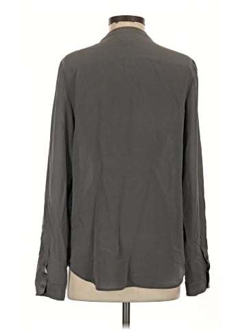 Trouve Long Sleeve Silk Top (view 2)