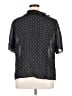 Venezia 100% Polyester Polka Dots Black Short Sleeve Blouse Size 14 - 16 Plus - photo 2