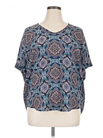 Chelsea & Theodore Short Sleeve Blouse (view 1)