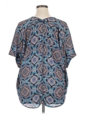 Chelsea & Theodore Short Sleeve Blouse (view 2)