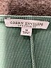 Green Envelope Teal Short Sleeve Top Size M - photo 7