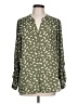41Hawthorn 100% Polyester Stars Green 3/4 Sleeve Blouse Size L - photo 1