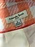 Amanda Smith Checkered-gingham Orange Blazer Size 4 - photo 6