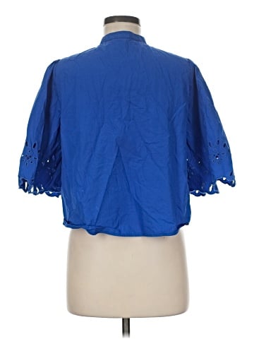 H&M 3/4 Sleeve Button-Down Shirt (view 2)