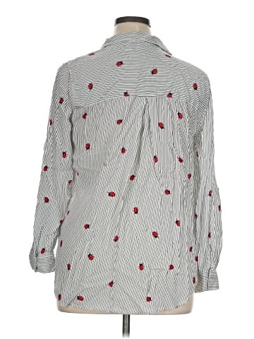 Jane and Delancey Long Sleeve Button-Down Shirt (view 2)