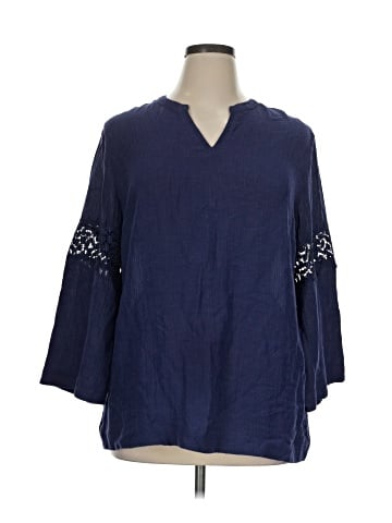 Soft Surroundings 3/4 Sleeve Blouse (view 1)