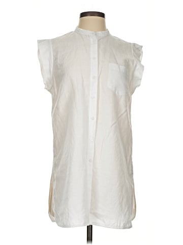 Sisley Sleeveless Button-Down Shirt (view 1)