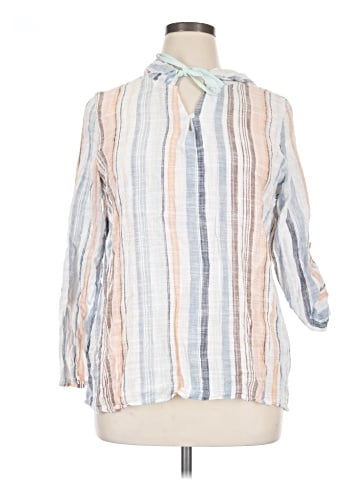 Final Touch 3/4 Sleeve Blouse (view 1)