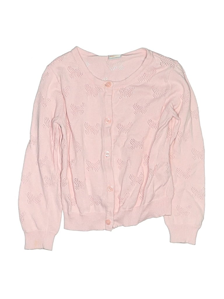 Pre-owned Gymboree Kids' Cardigan Sweater In Pink