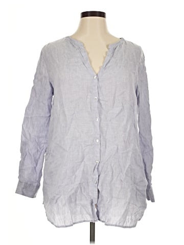 Sigrid Olsen Long Sleeve Button-Down Shirt (view 1)