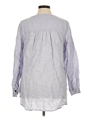 Sigrid Olsen Long Sleeve Button-Down Shirt (view 2)