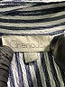 Chenault Stripes Silver 3/4 Sleeve Blouse Size L - photo 7
