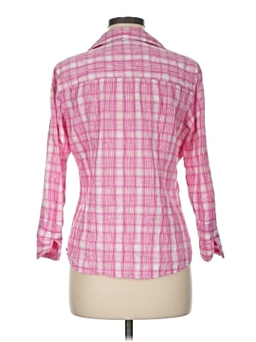 Foxcroft 3/4 Sleeve Button-Down Shirt (view 2)