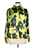 Bailey 44 100% Polyester Floral Green Long Sleeve Blouse Size L - photo 1