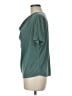 Green Envelope Teal Short Sleeve Top Size M - photo 5