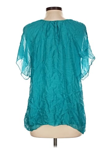 Carla Conti Short Sleeve Silk Top (view 2)