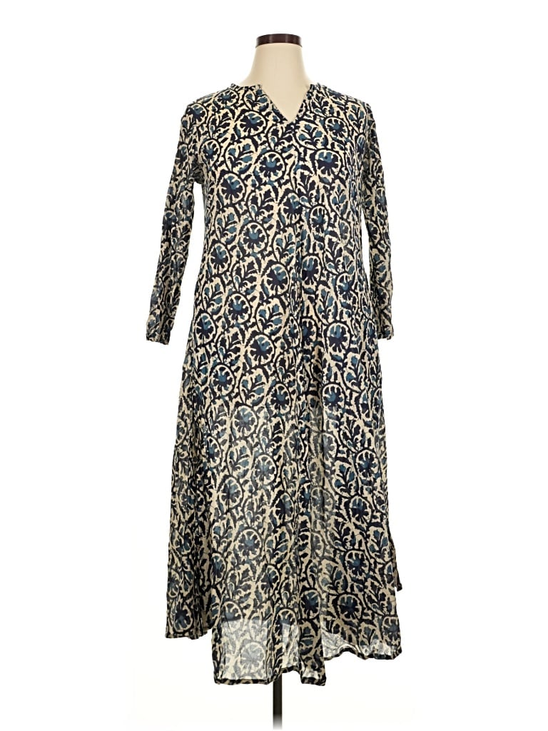 Pre-owned Dolma Casual Dress In Blue
