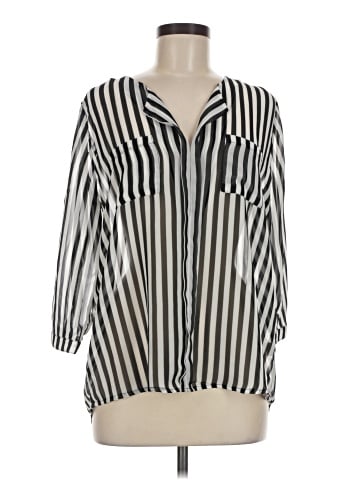 Coco Love 3/4 Sleeve Button-Down Shirt (view 1)