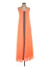 Allison Joy 100% Polyester Color Block Orange Casual Dress Size S - photo 1