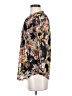 Cocomo Floral Black 3/4 Sleeve Blouse Size S - photo 5