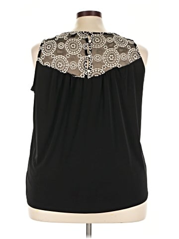 Roz & Ali Sleeveless Blouse (view 2)